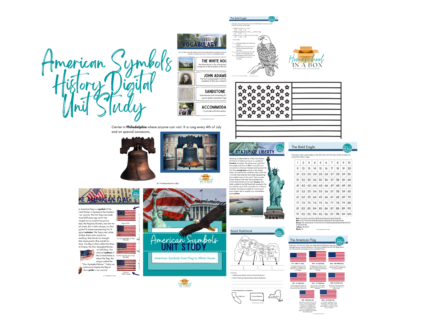 Symbols of America 洋書 デザイン資料集 American Symbols Poster Set